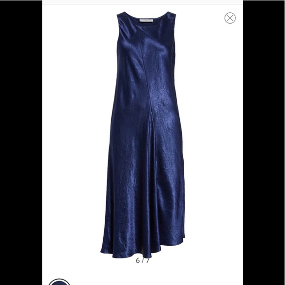 Vince Dresses & Skirts - Vince asymmetrical navy dress